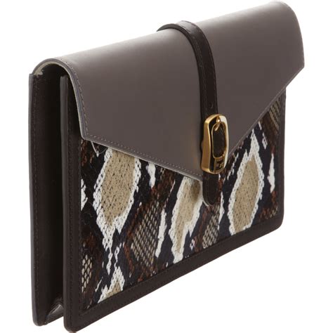 fendi black snakeskin wallet|Fendi purses for women.